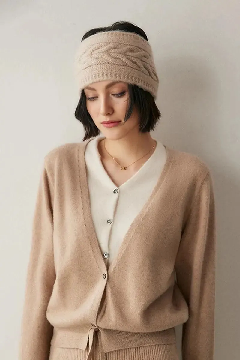 100 Cashmere Layered Colorblocked Cardigan