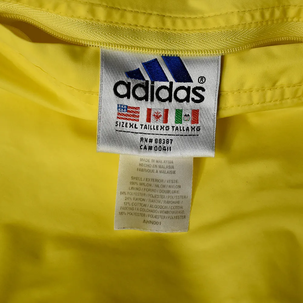 90's adidas リバーシブル フード付きナイロンジャケット 231224