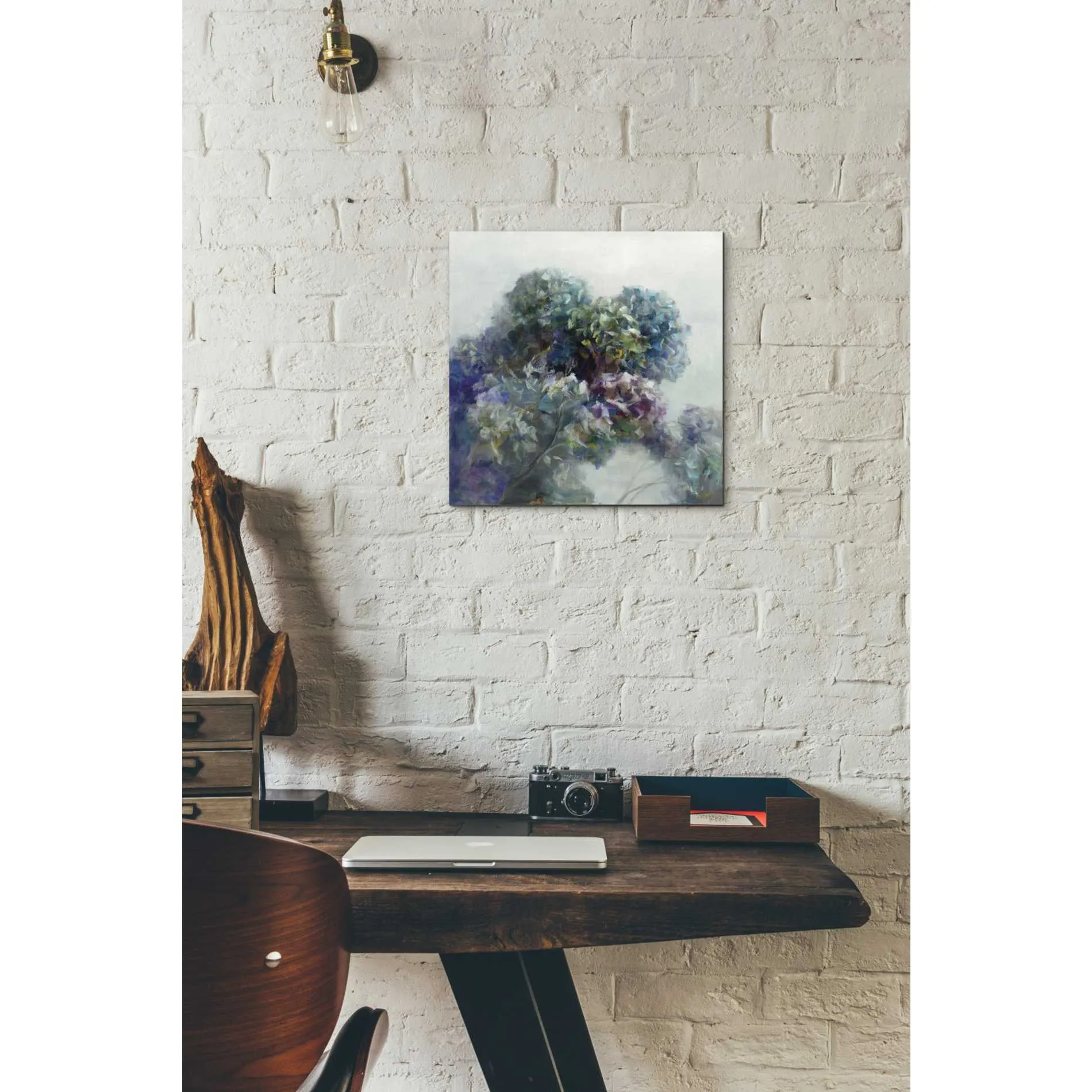 'Abstract Hydrangea' by Danhui Nai, Canvas Wall Art