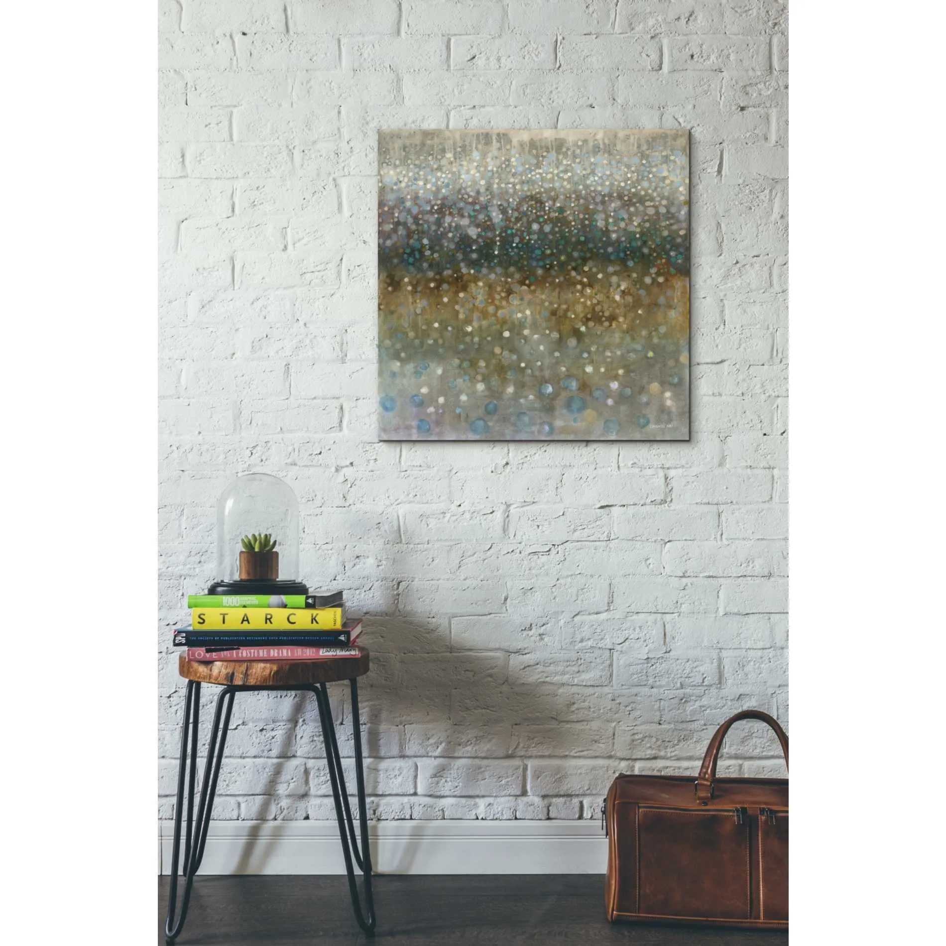 'Abstract Rain' by Danhui Nai, Canvas Wall Art