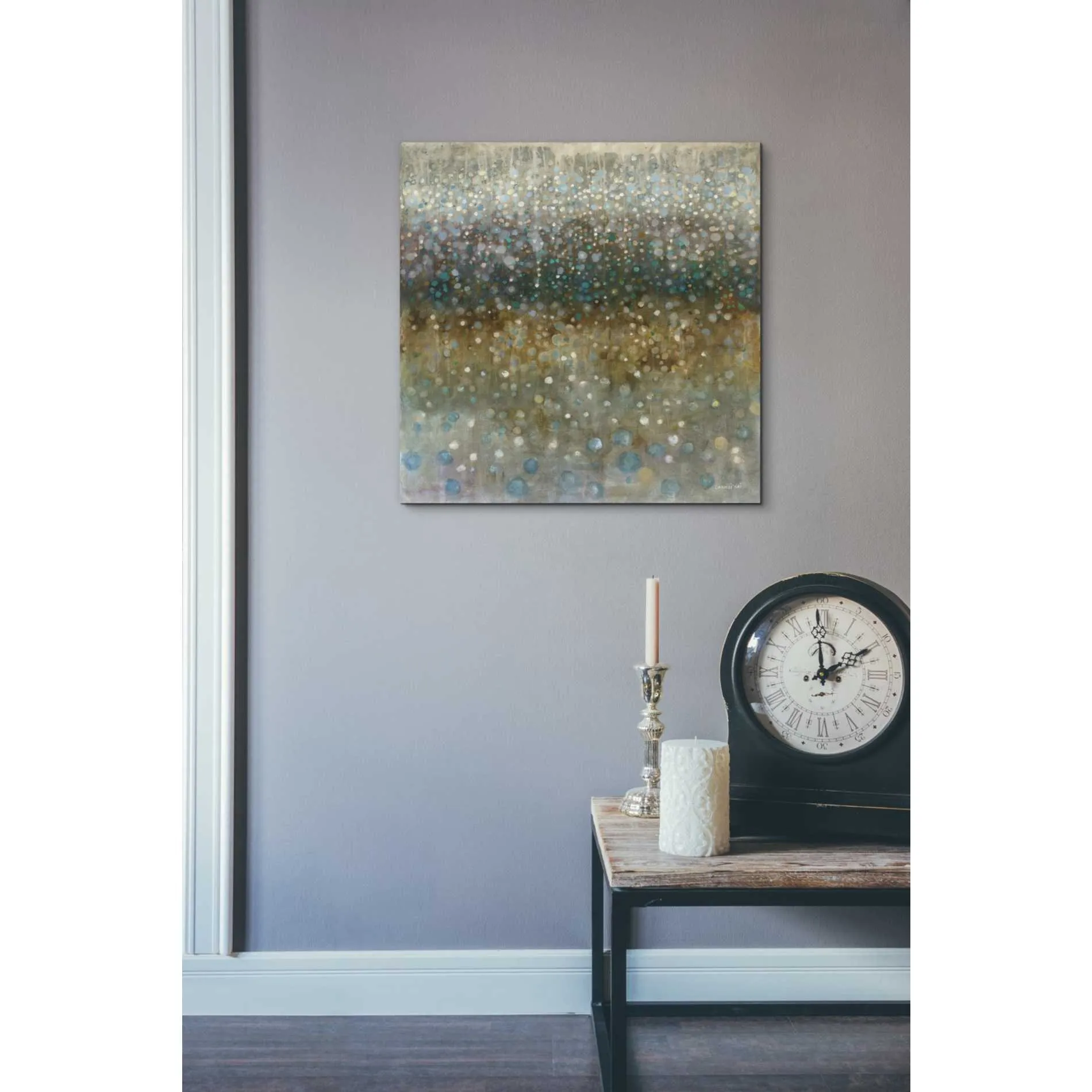 'Abstract Rain' by Danhui Nai, Canvas Wall Art