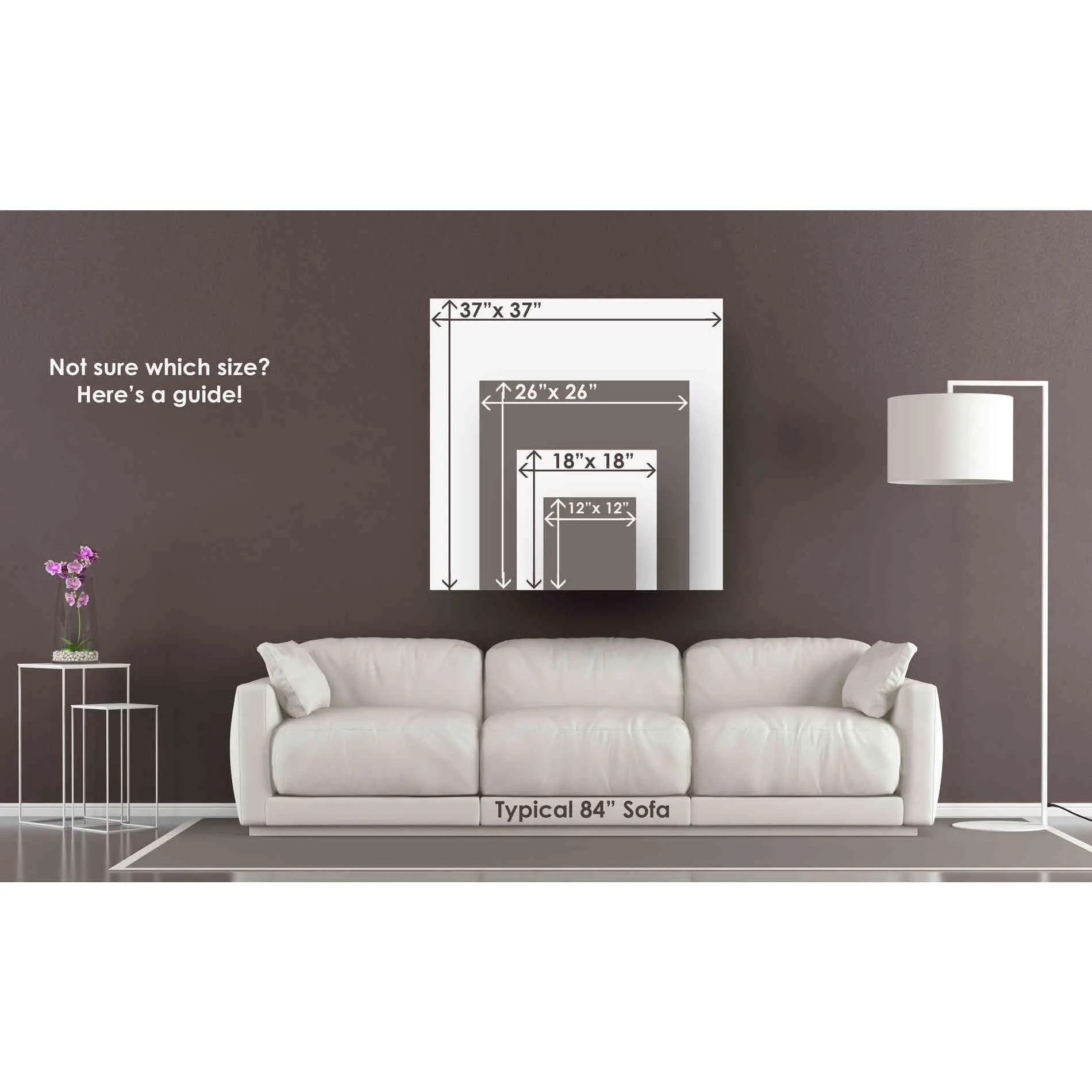 'Abstract Squares' by Danhui Nai, Canvas Wall Art