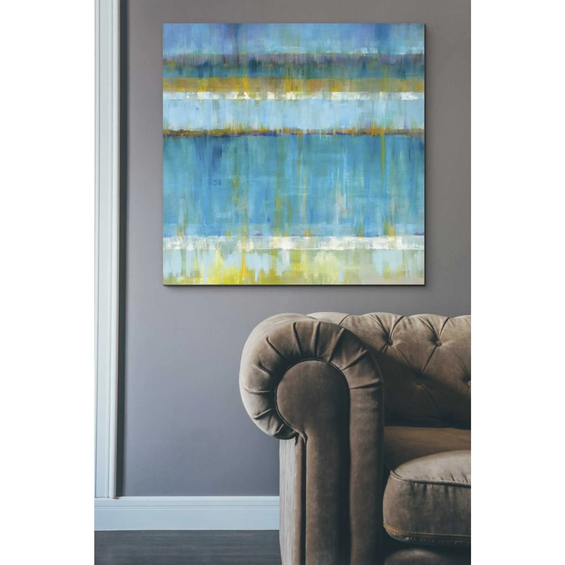 'Abstract Stripes' by Danhui Nai, Canvas Wall Art