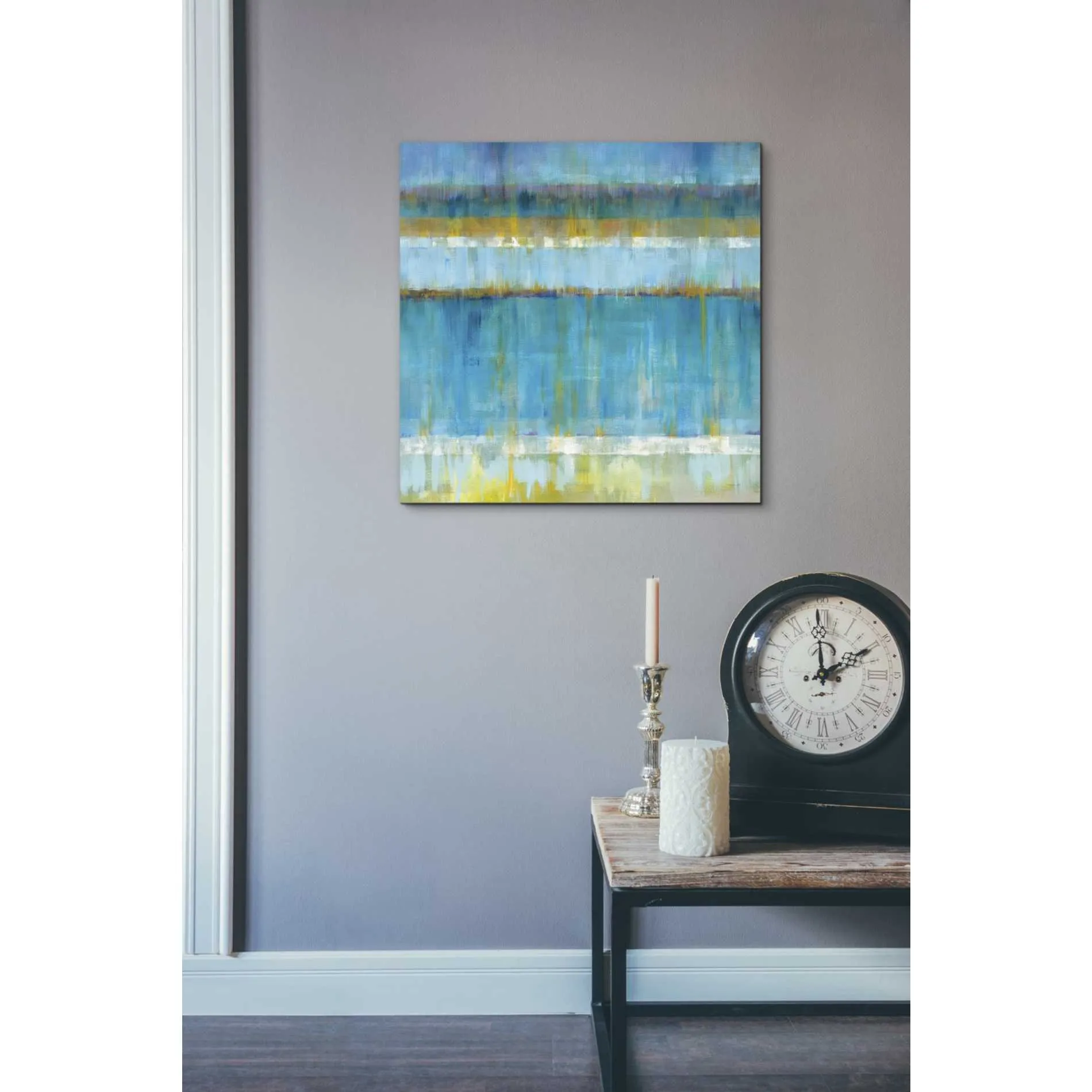 'Abstract Stripes' by Danhui Nai, Canvas Wall Art