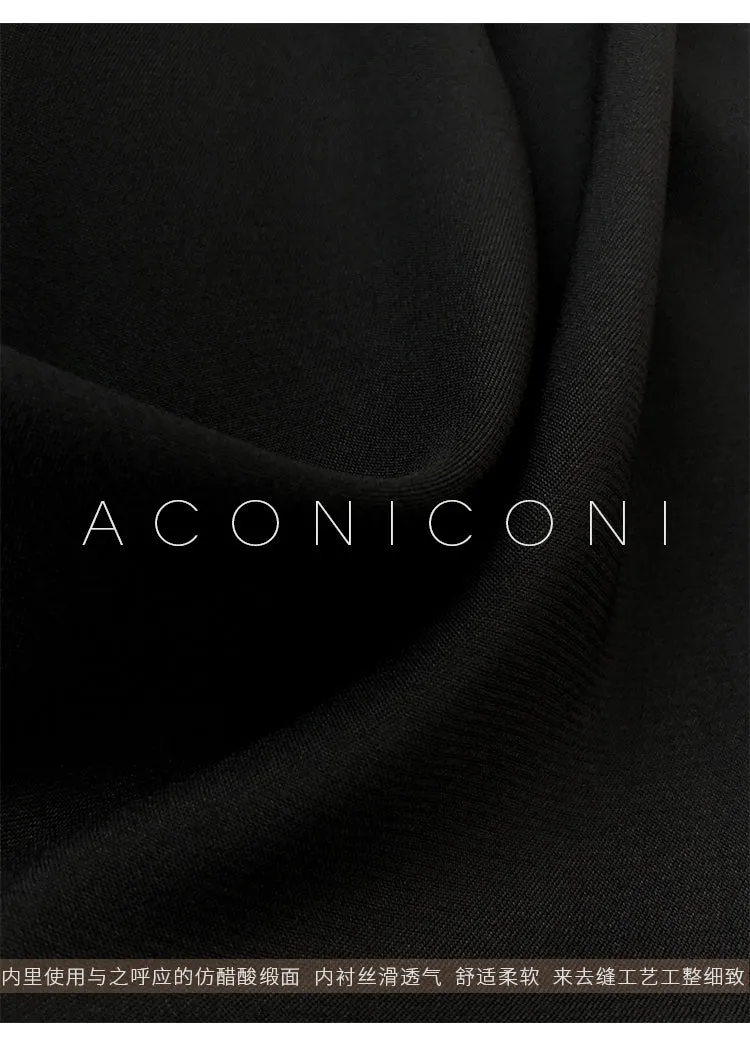 Aconiconi｜Luxury French japanese retro print tube top suspender loose dress - Kimiko