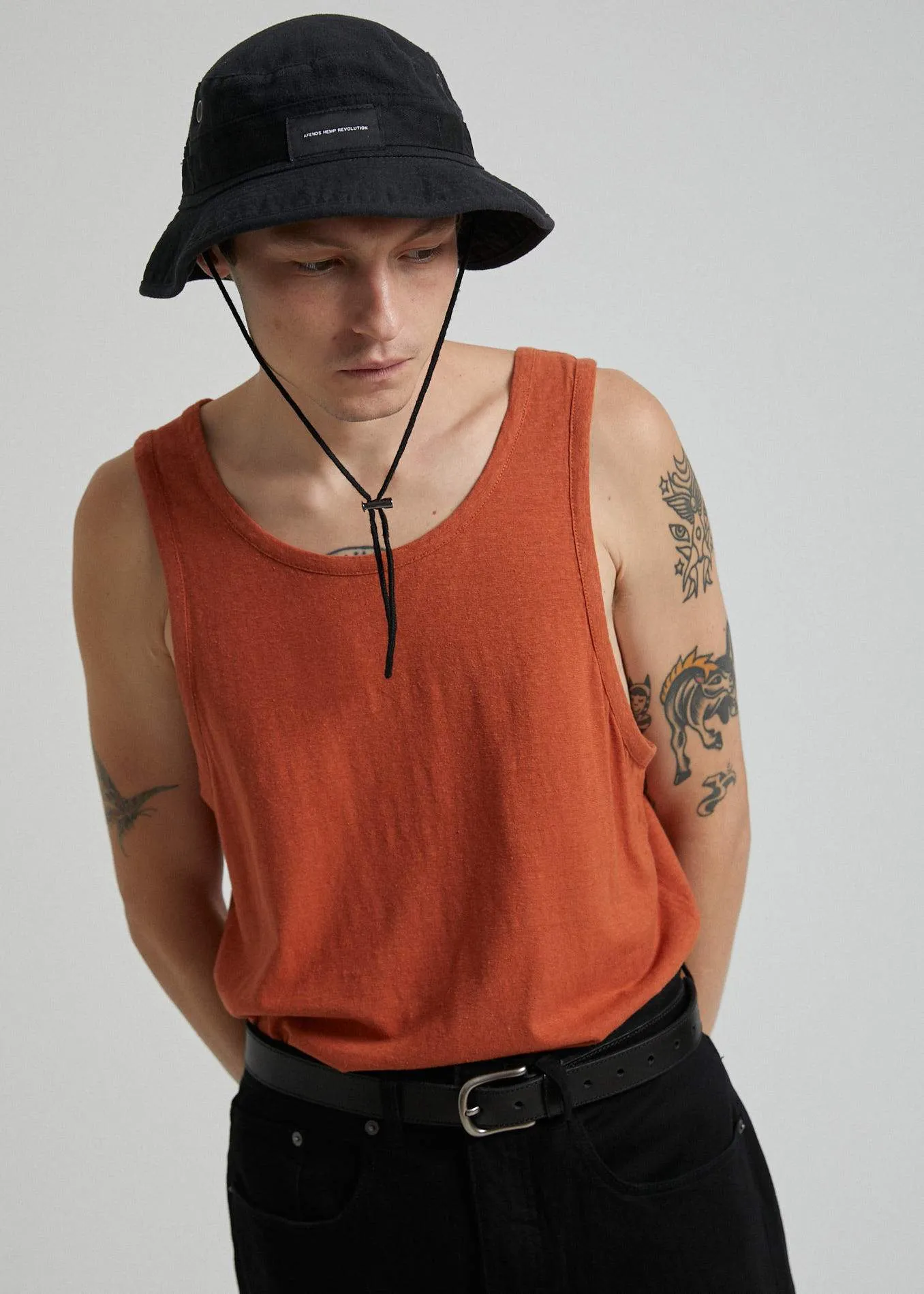 Afends Mens Classic - Hemp Singlet