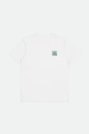Alpha Block S/S Tailored Tee - White/Abstract
