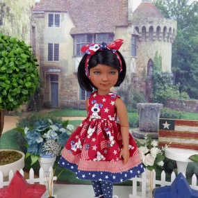 American Pup - dress with boots for Ruby Red Fashion Friends doll