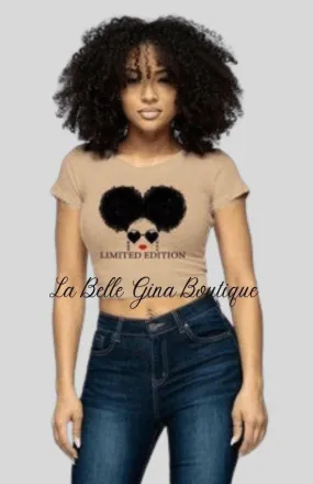 Angel Graphic crop top