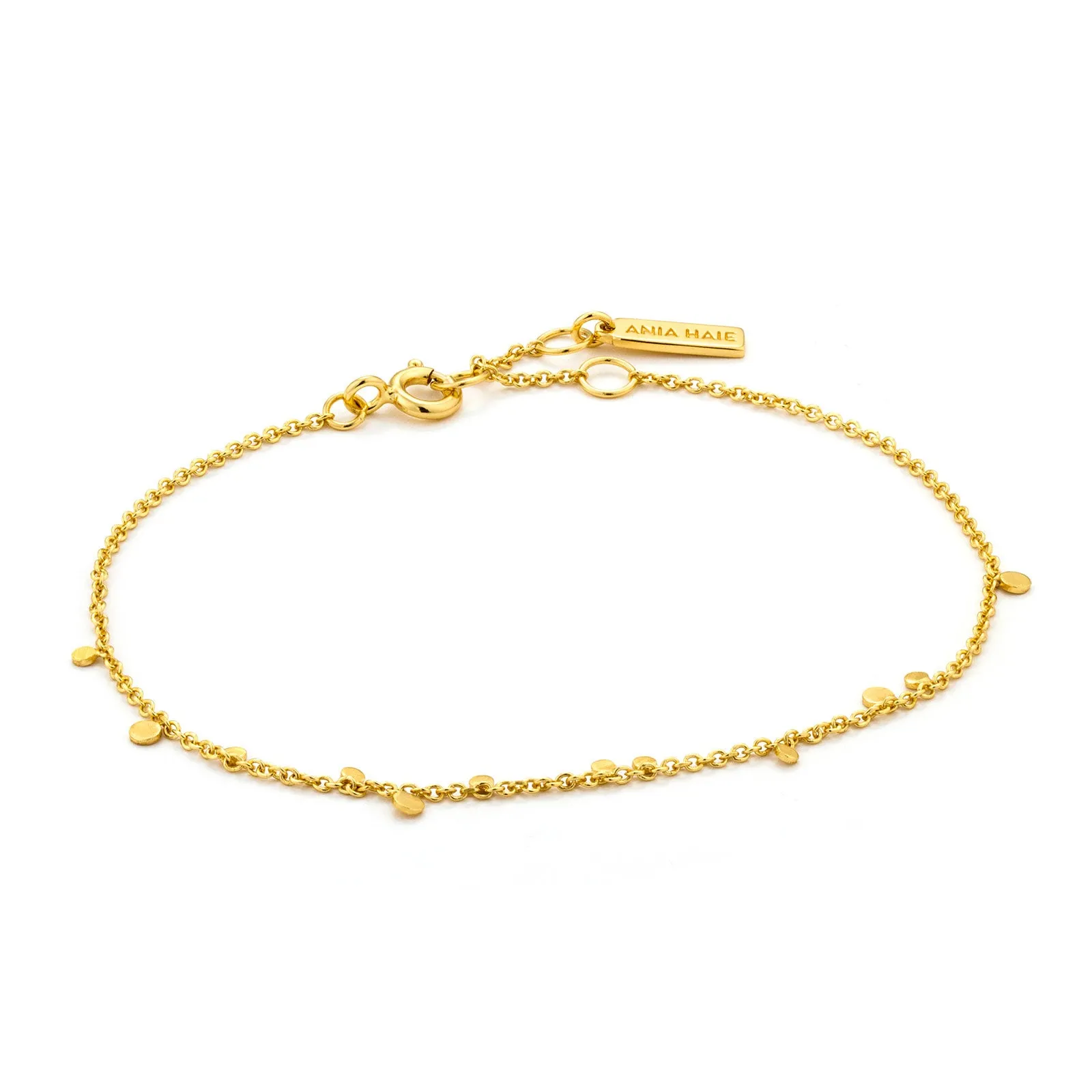 Ania Haie Sterling Silver & Gold-Plated Geometry Mixed Discs Bracelet