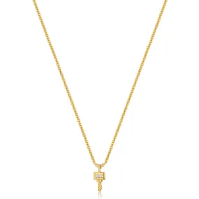 Ania Haie Sterling Silver & Gold Plated Key Necklace