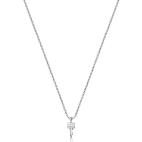 Ania Haie Sterling Silver Key Necklace