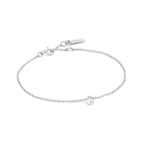Ania Haie Sterling Silver Padlock Bracelet