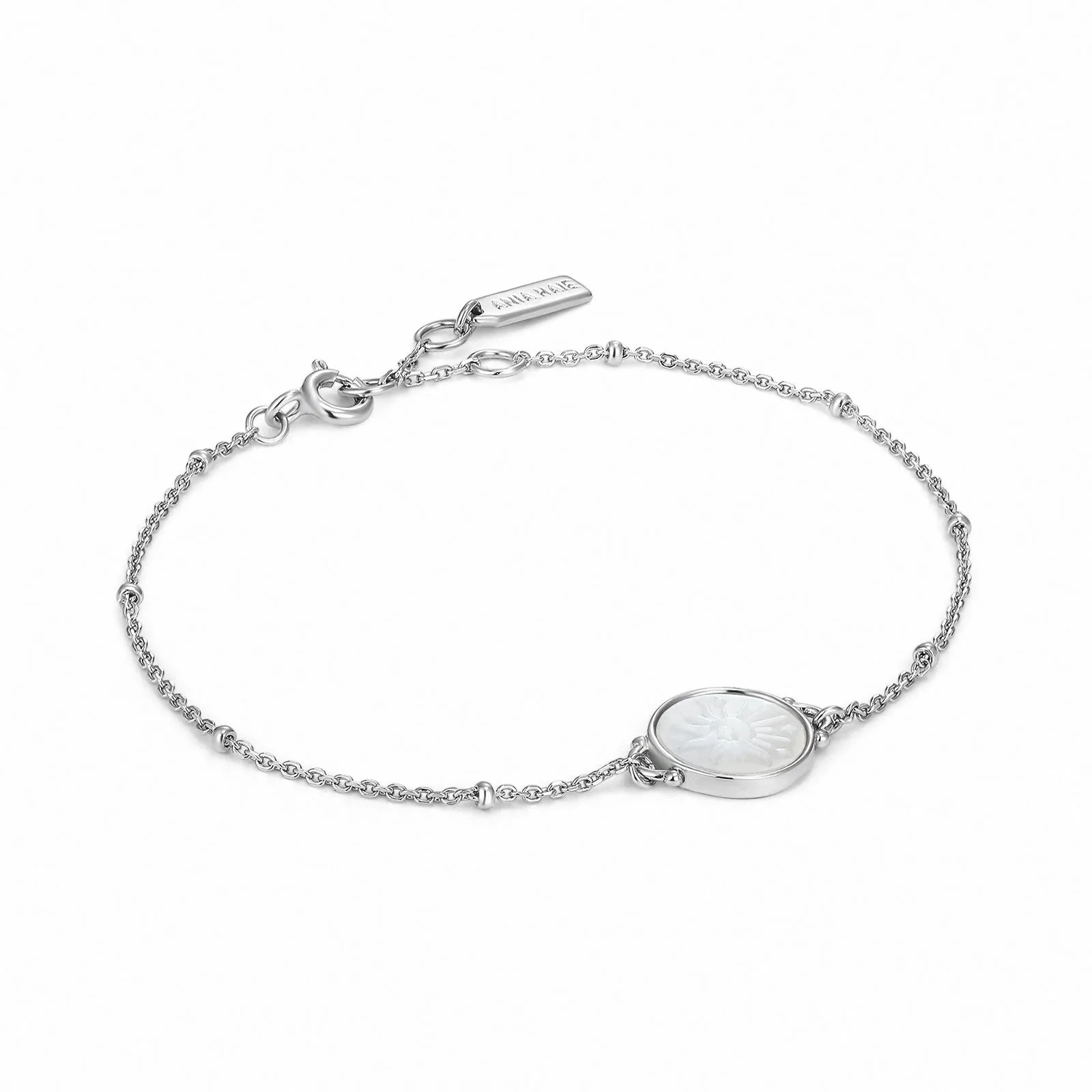 Ania Haie Sterling Silver Sunbeam Emblem Bracelet
