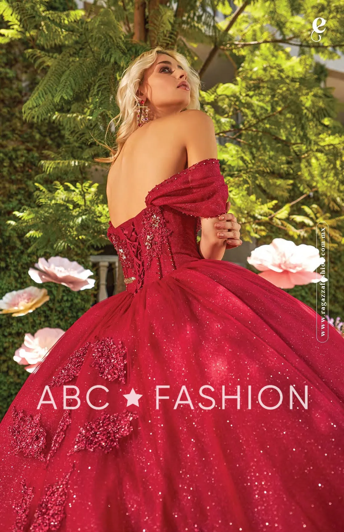 Applique Sweetheart Quinceanera Dress by Ragazza EV35-635