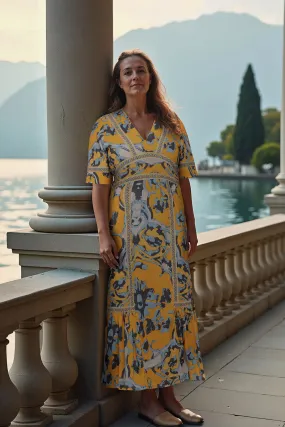 Aurora Maxi Dress in Sardinia
