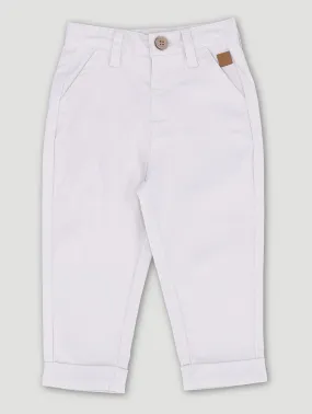 Baby Boys Grey Twill Chino Pants