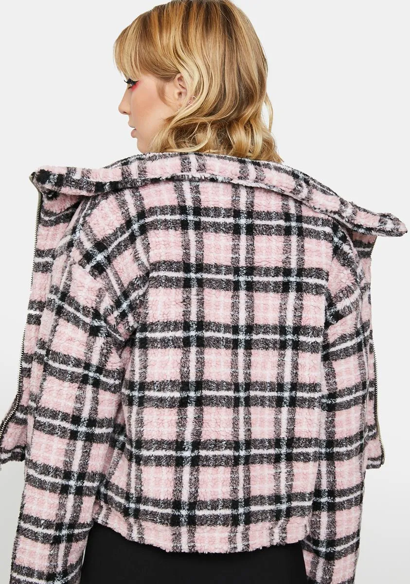 Baby Treat Me Right Fuzzy Jacket