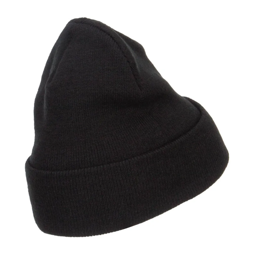 Bear Island Embroidered Long Beanie