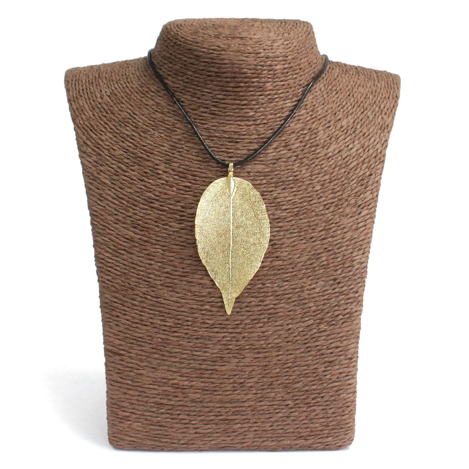 Bravery Leaf Necklace - Gold