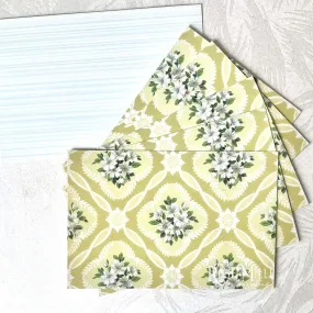 Chartreuse Lattice - Layering Cards