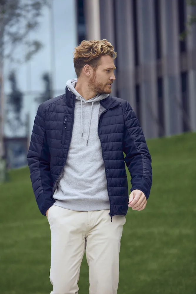 Clique Lemont Men's Jacket | Quilted Lightweight Puffer | Softshell Panels | 3 Colours | XS-2XL