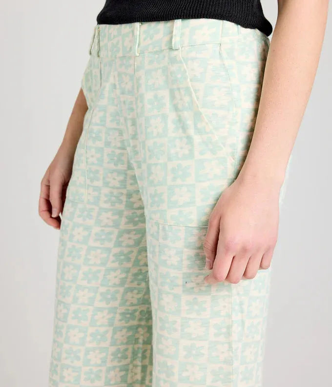 Cohen Pant in Mint Floral