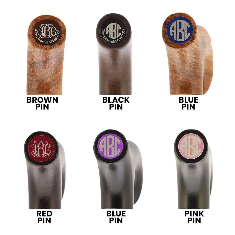 Color Option Wooden Derby Handle Walking Cane with Personalized Engraving Option