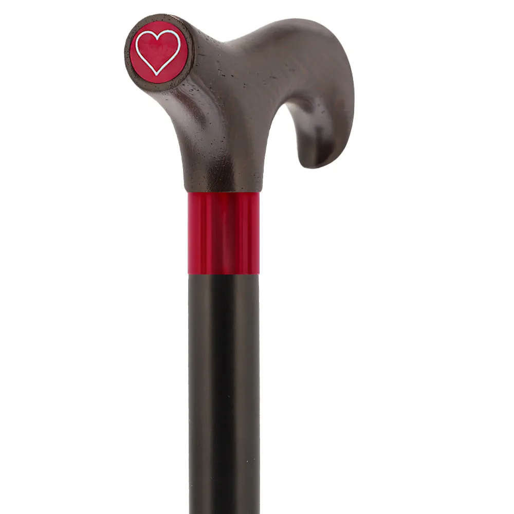 Color Option Wooden Derby Handle Walking Cane with Personalized Engraving Option