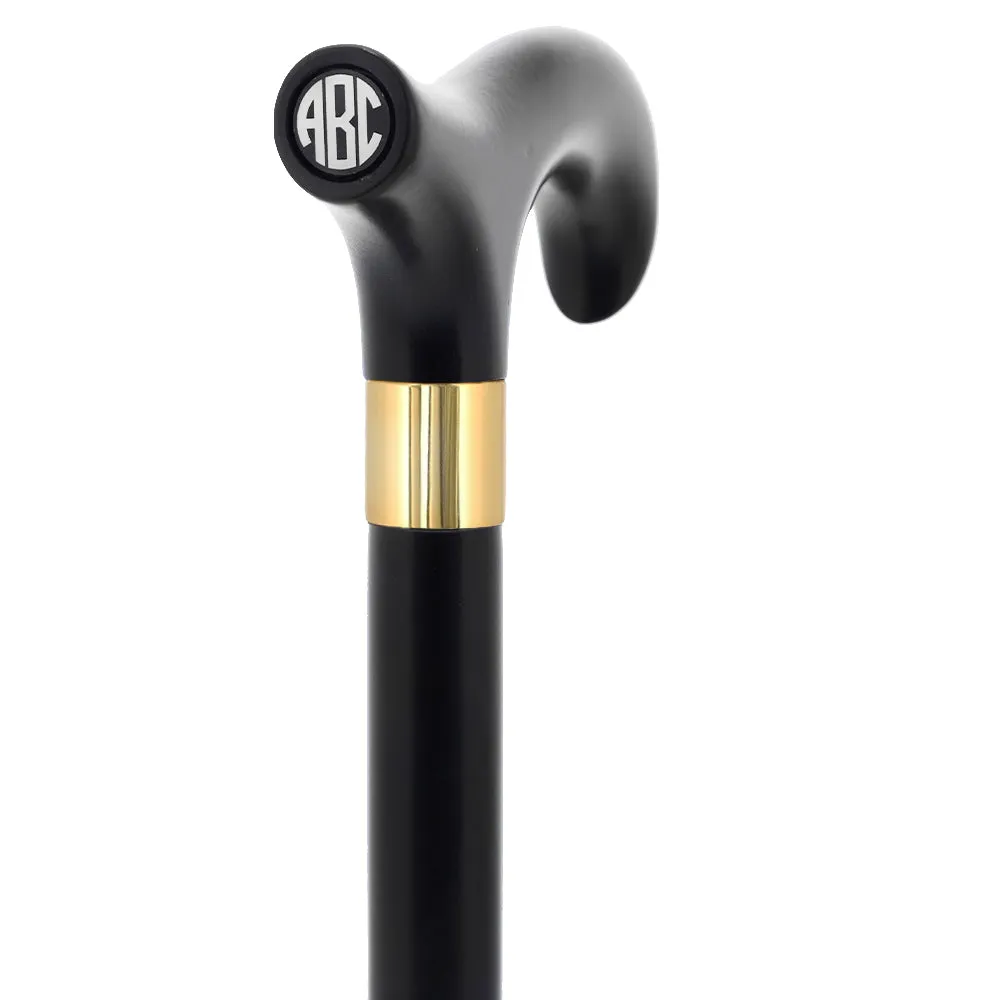 Color Option Wooden Derby Handle Walking Cane with Personalized Engraving Option