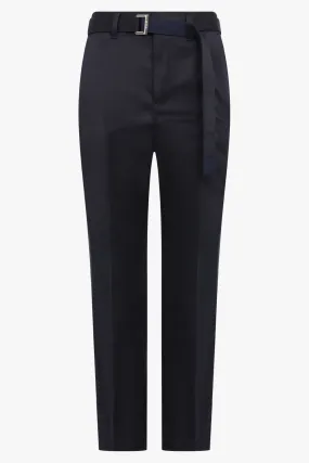 COTTON CHINO PANTS | NAVY