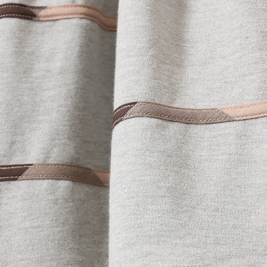 Cotton Girls' Dress in Gray