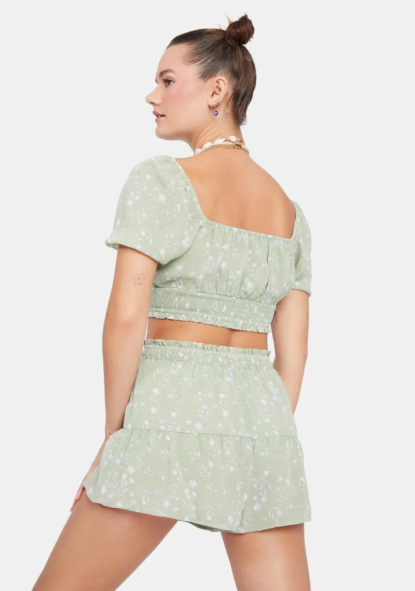 Daisy Dare Layered Mini Skirt