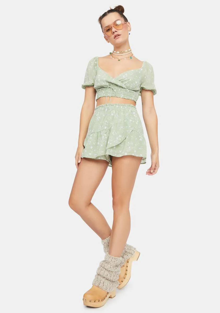 Daisy Dare Layered Mini Skirt