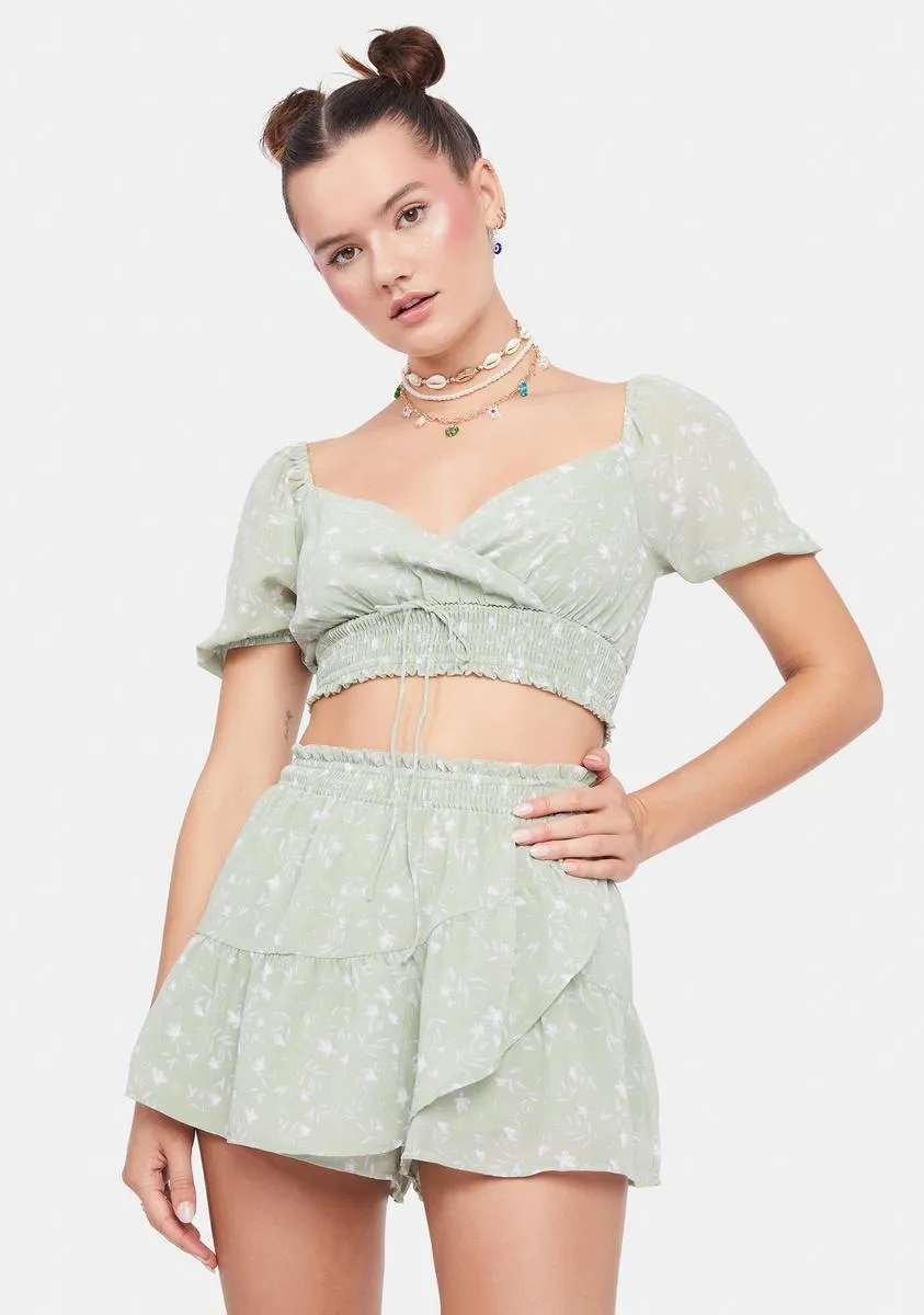 Daisy Dare Layered Mini Skirt