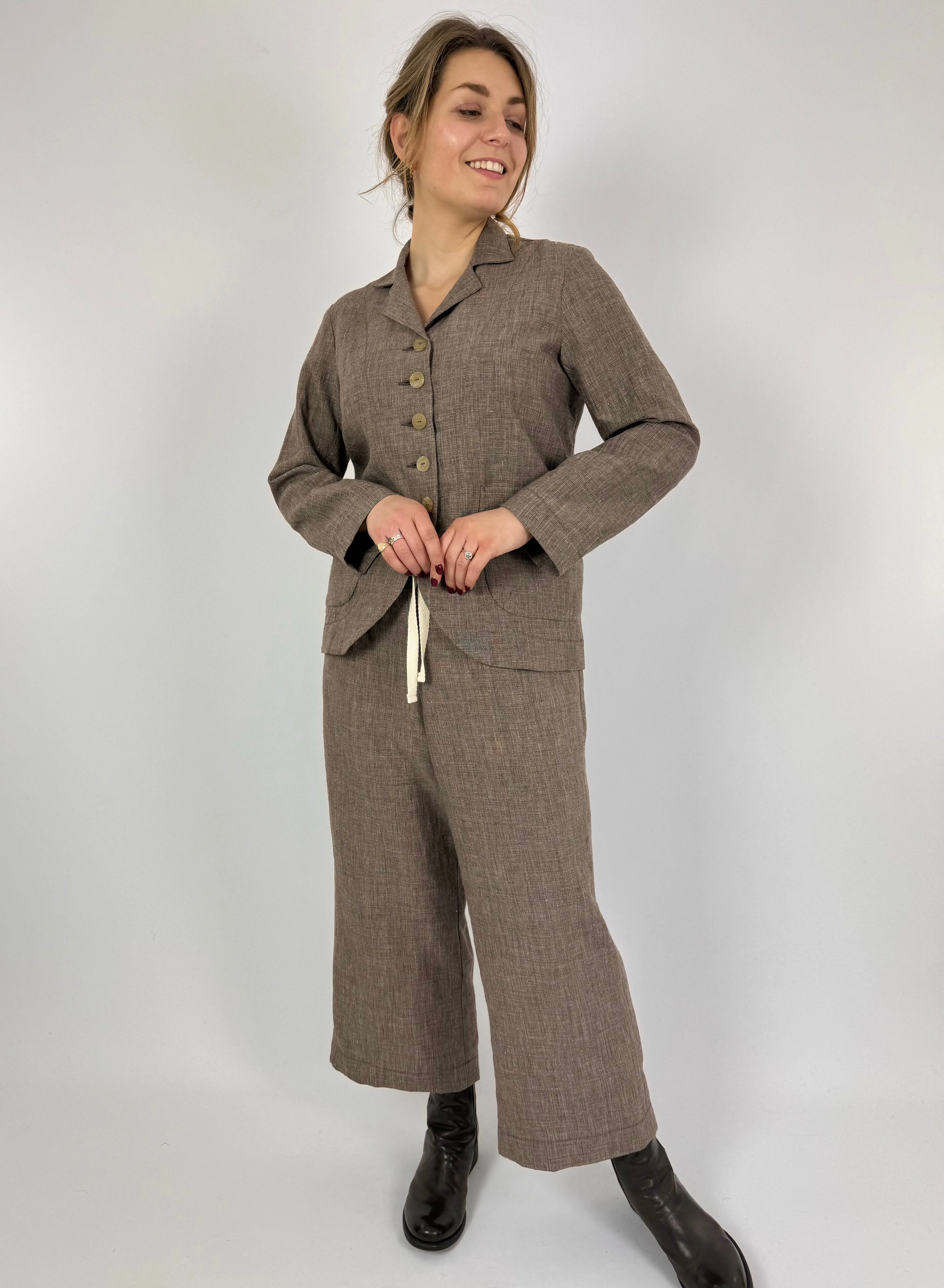 Der Antagonist 33 Jacket Brown Check