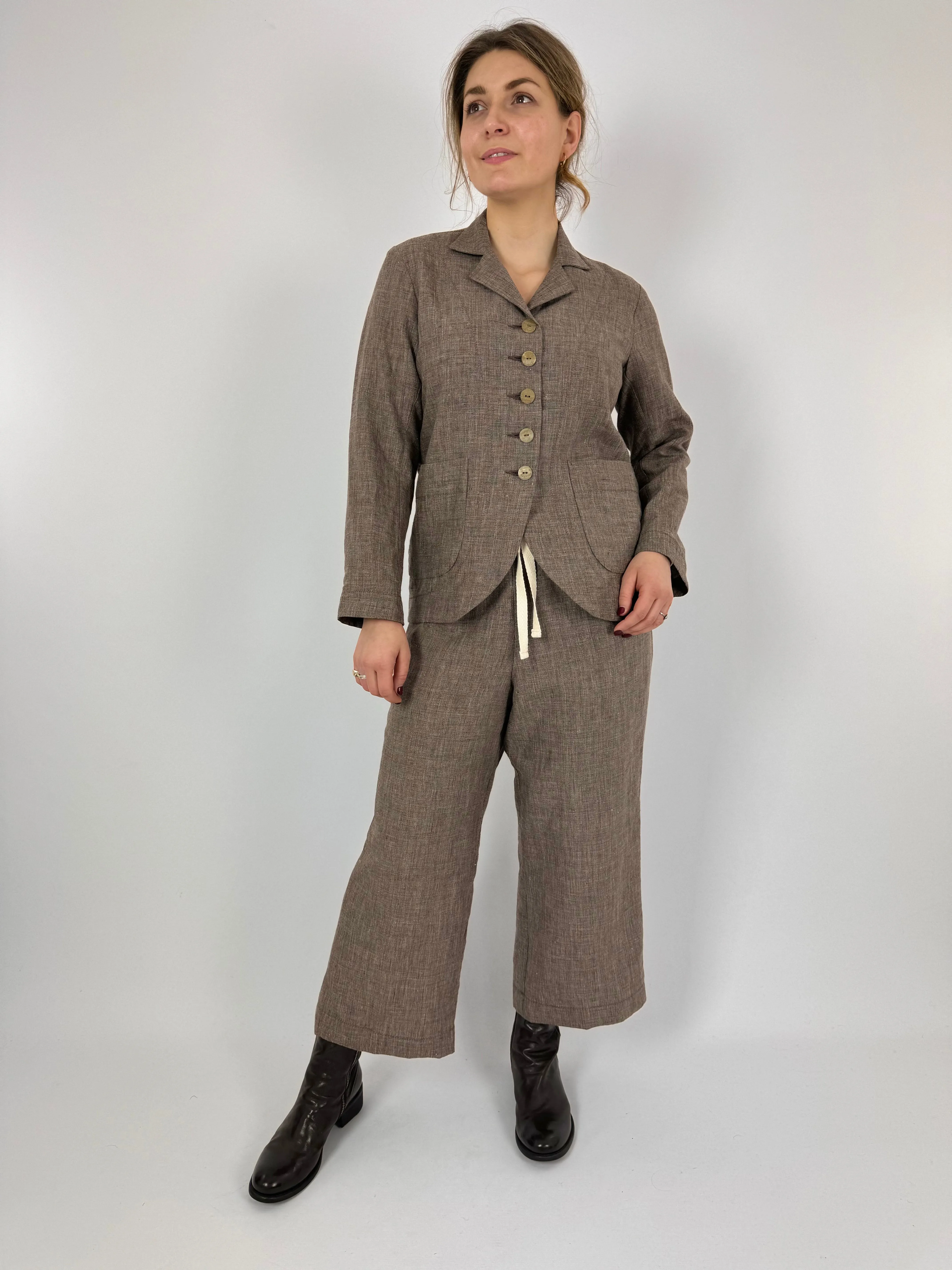Der Antagonist 33 Jacket Brown Check