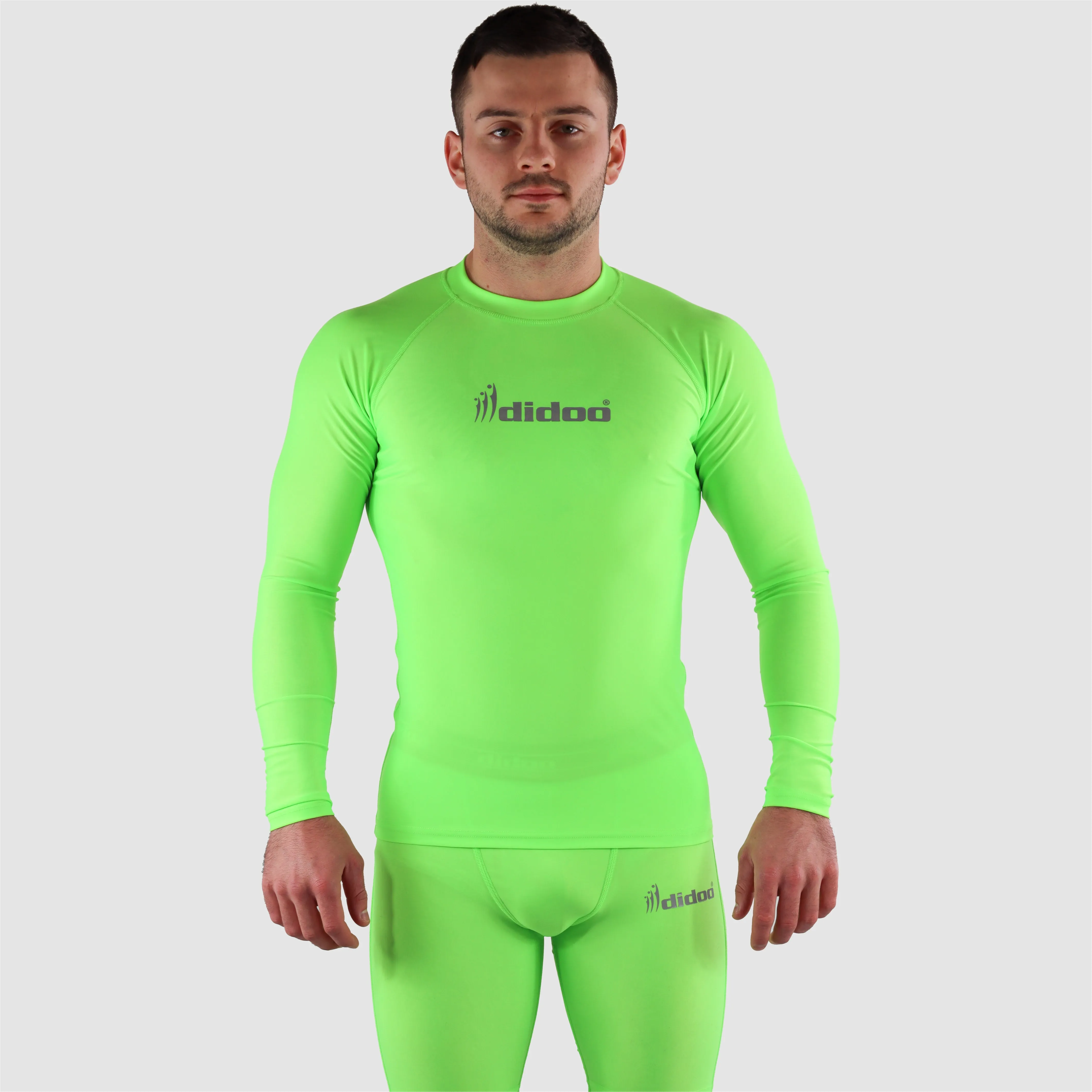 DiDOO Men's Compression Baselayer Top Long Sleeve
