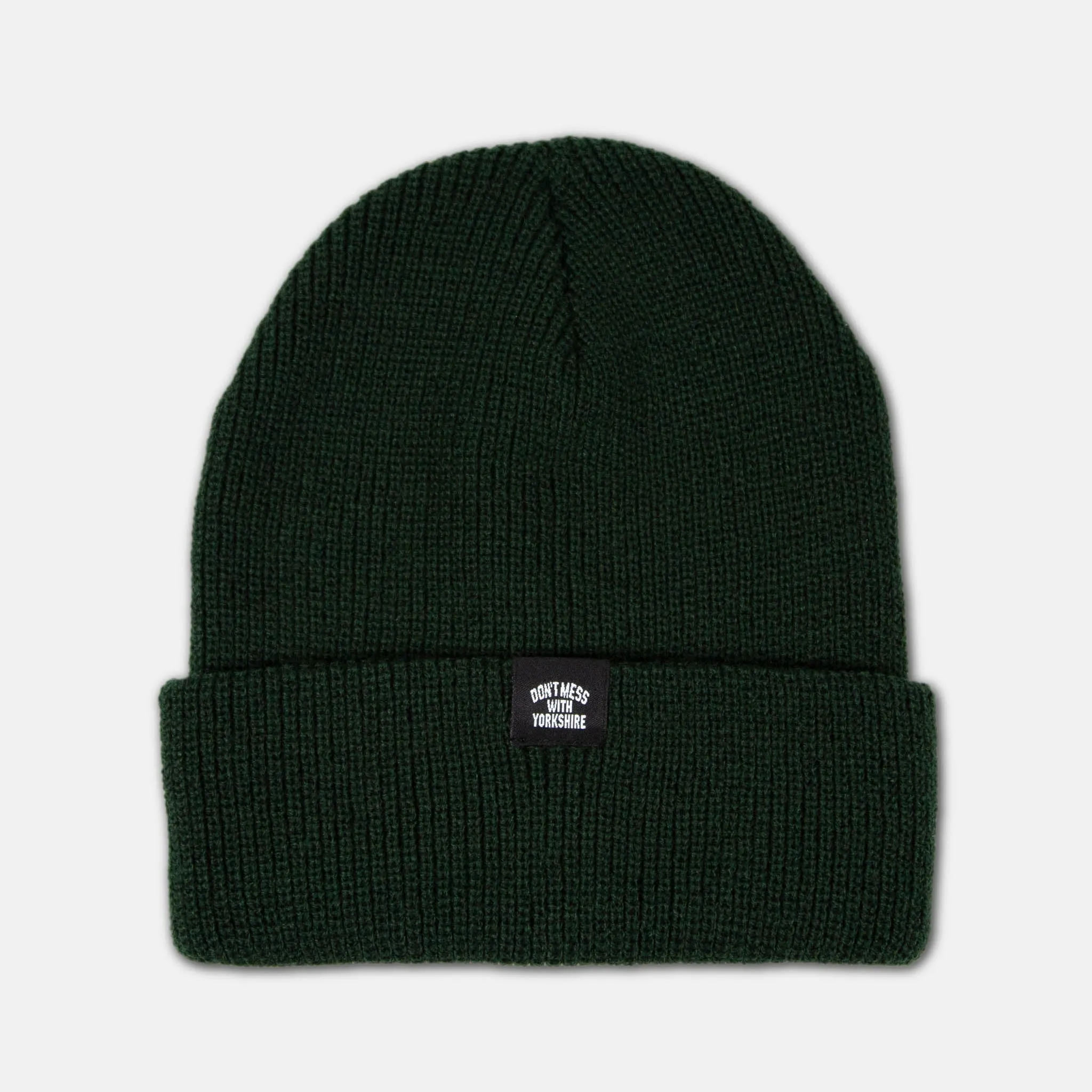 Don't Mess With Yorkshire - Classic Beanie - Bottle Green
