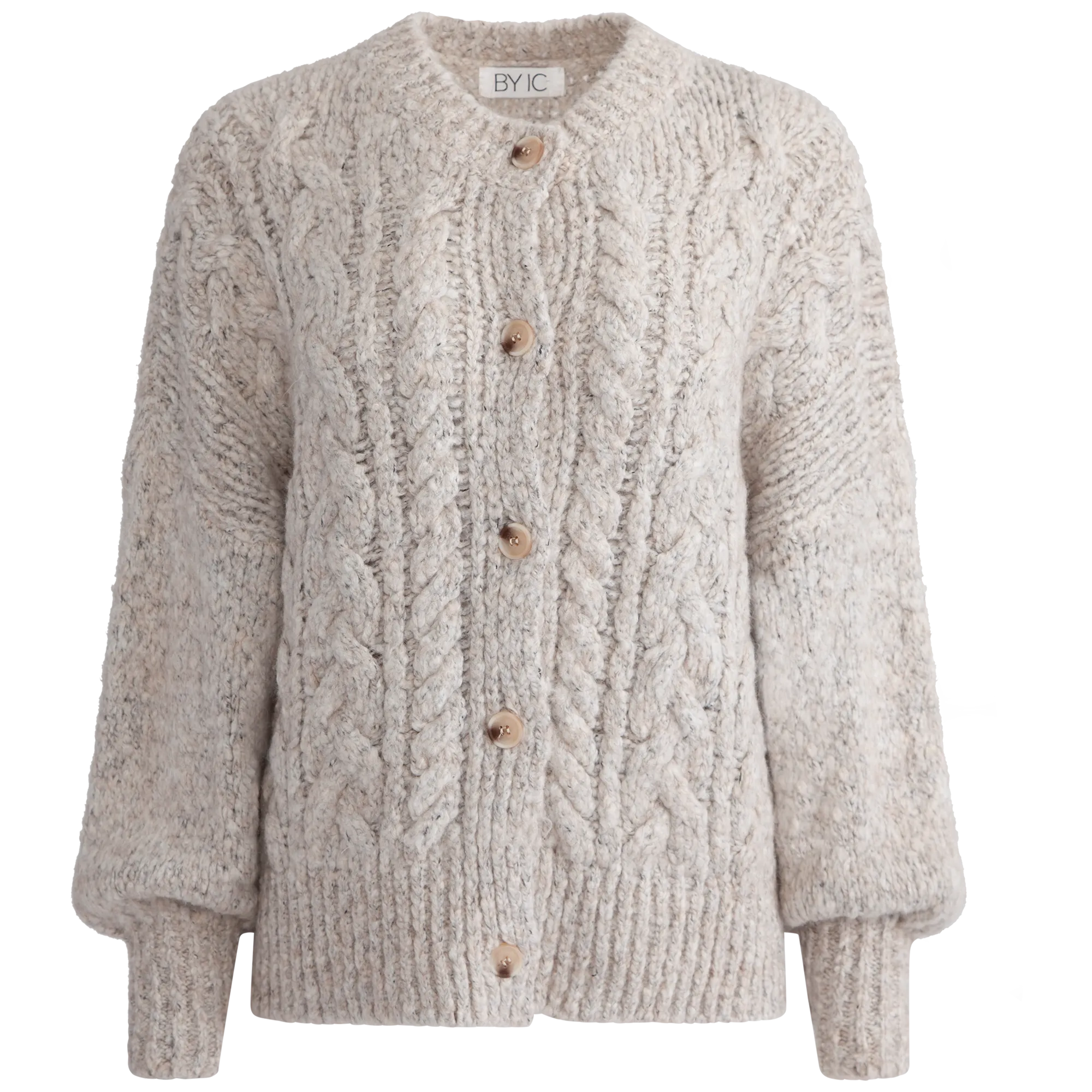 Ellaic Cardigan - Light Greige