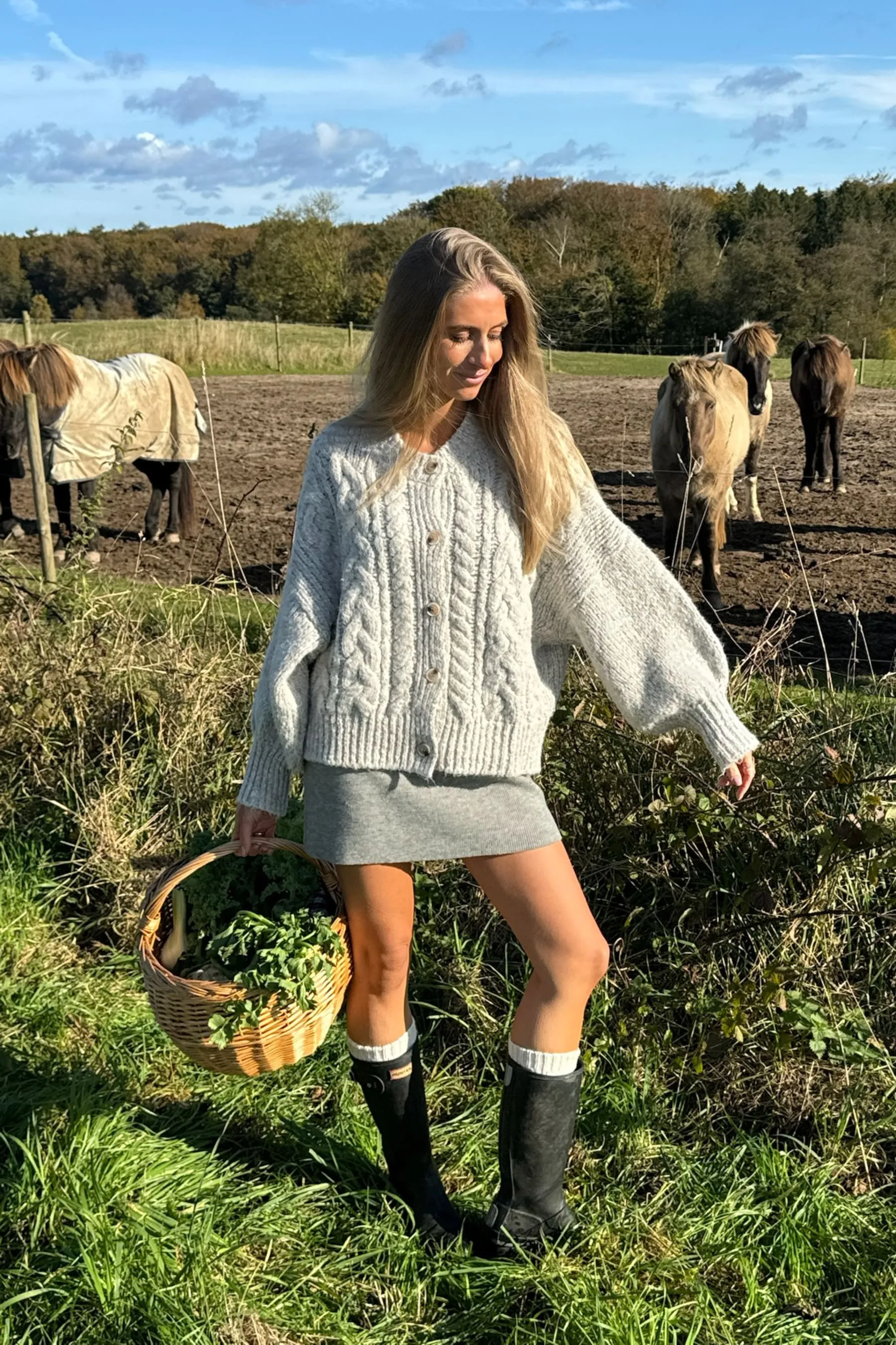 Ellaic Cardigan - Light Greige