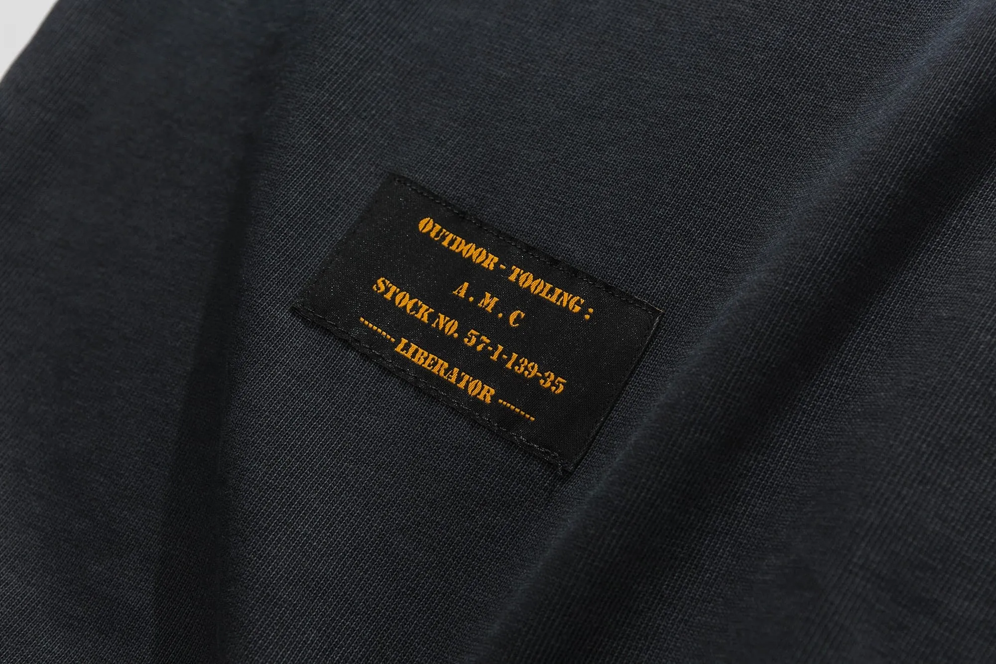 Feng Tiao Yu Shun Print Washed T-Shirt