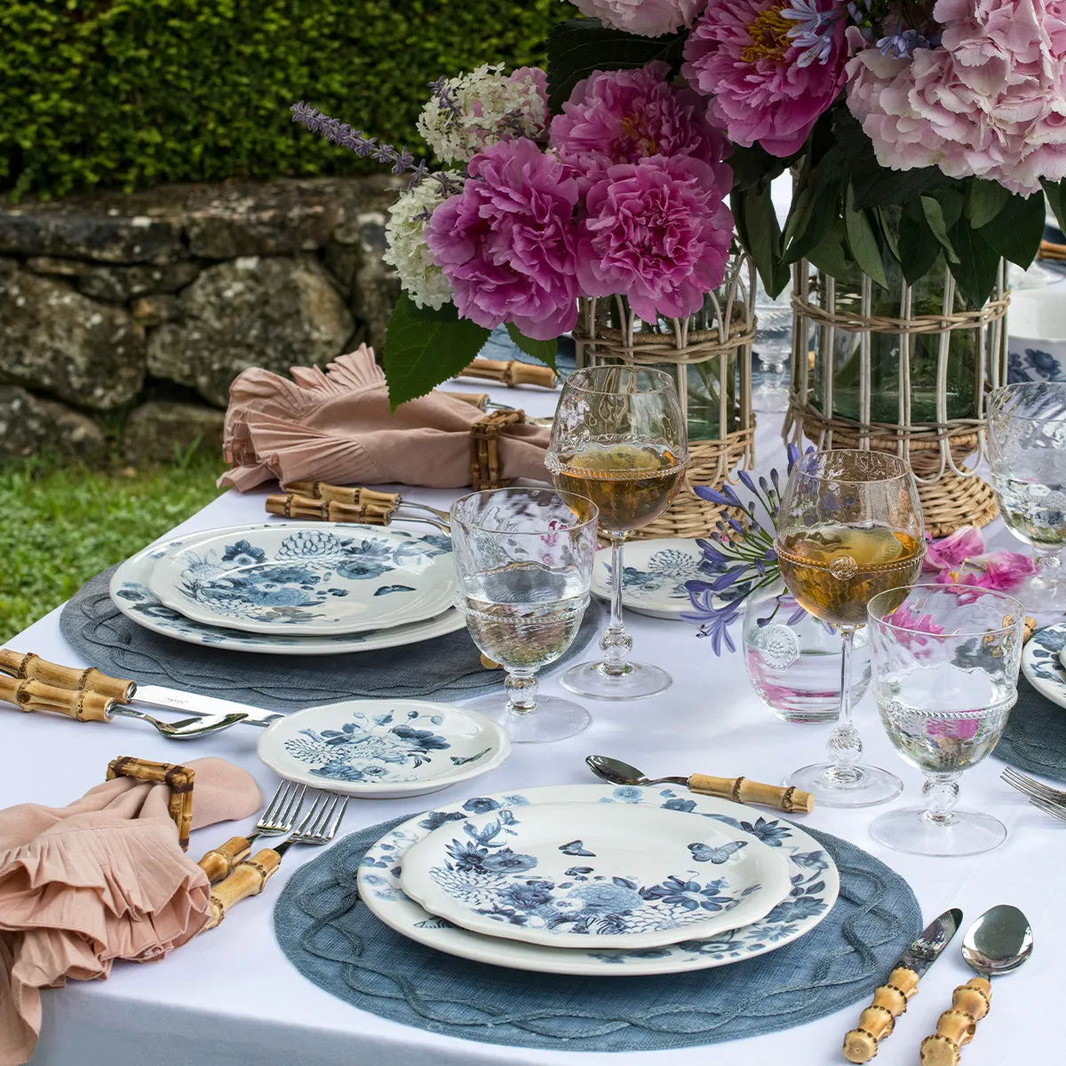 Field of Flowers Dessert/Salad Plate - Chambray