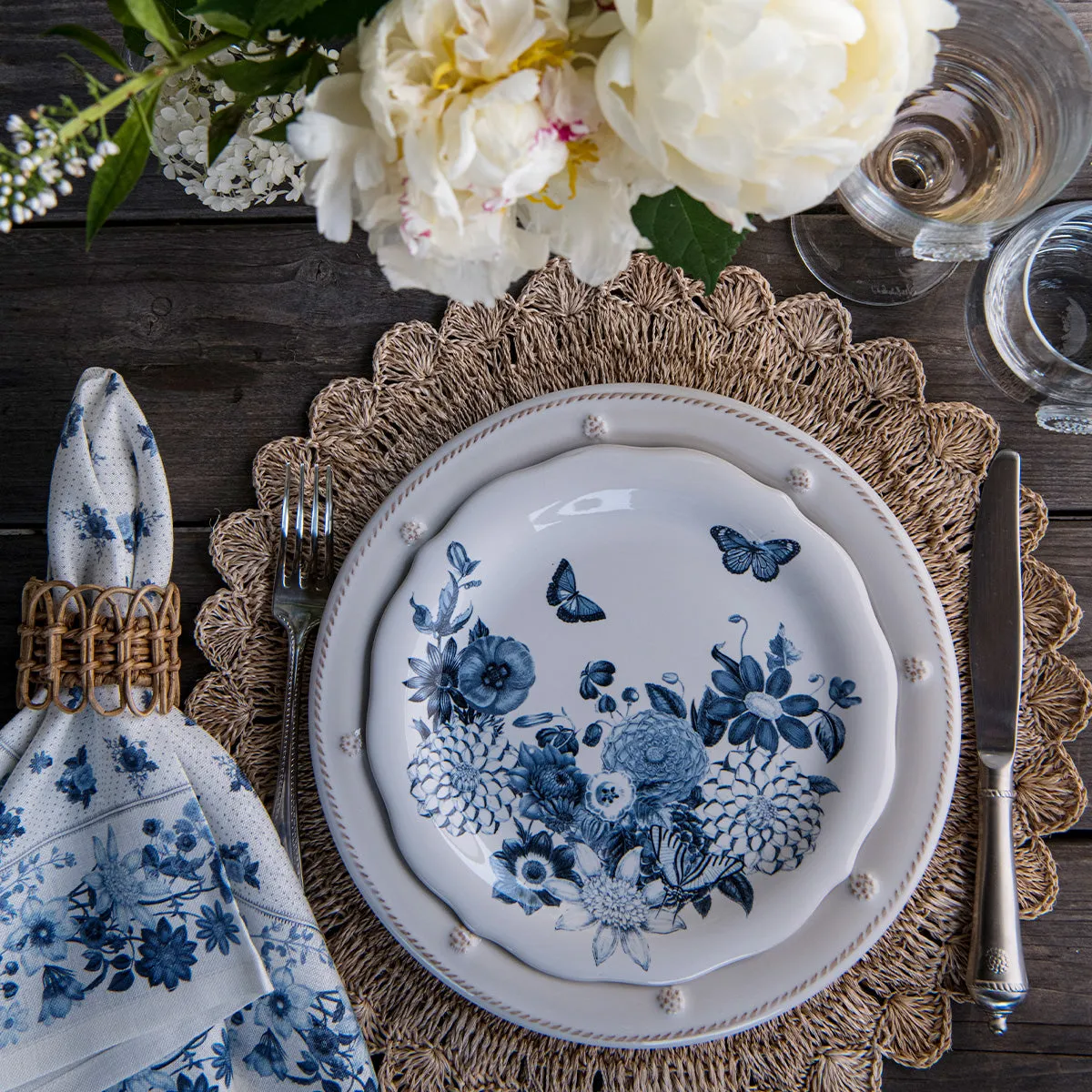 Field of Flowers Dessert/Salad Plate - Chambray