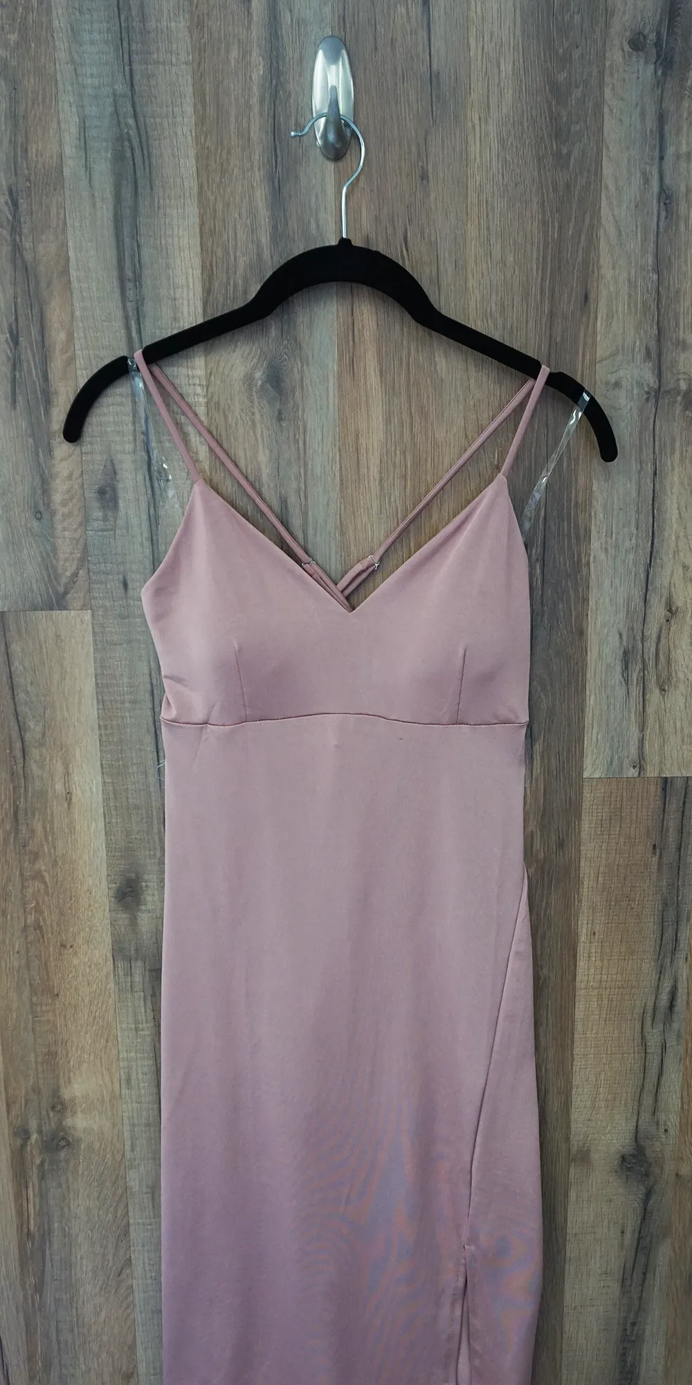Fitted Midi Slip Dress