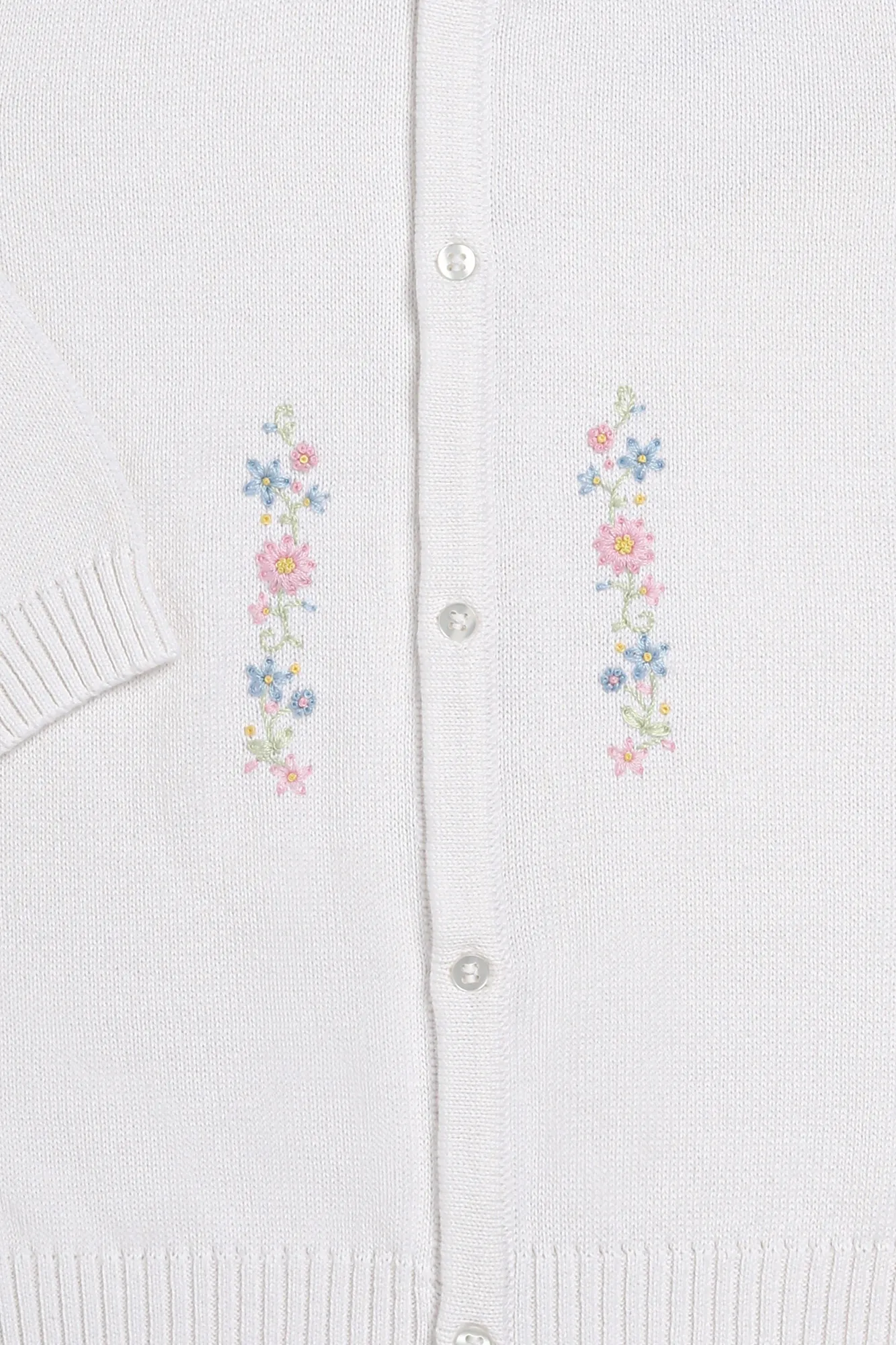 Flowers Knit Cardigan
