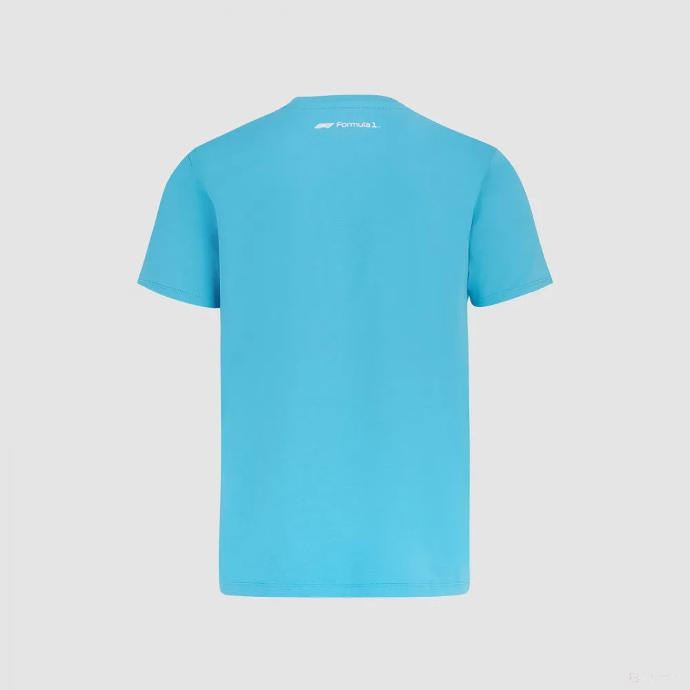 Formula 1 T-shirt, Formula 1 Logo, Bright Blue, 2022