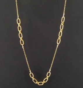 Gold Links Layering Necklace