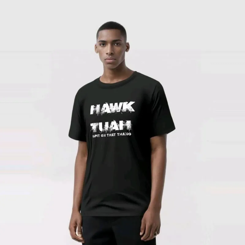 Hawk Tuah T-Shirt Casual Cotton Menswear Soft Hawk Tuah