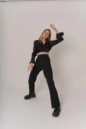 HLLY Women Good Pants Black - Romny